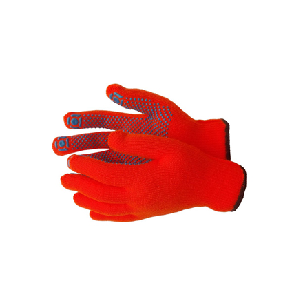 Перчатки акриловые с ПВХ покрытием («Оранж»)-image